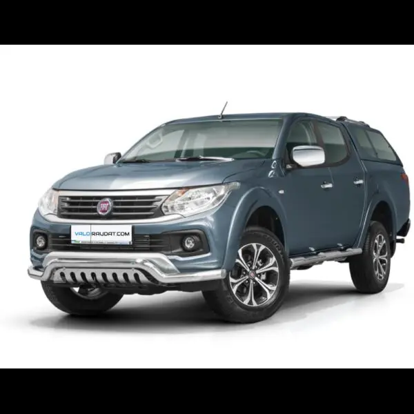 Fiat Fullback 2015 etupuskurin suojarauta alleajosuojalla www.Valoraudat.com 2