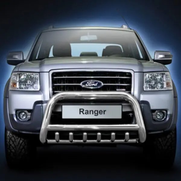 Ford Ranger 2007 2012 valorauta hampailla alleajosuojalla www.Valoraudat.com