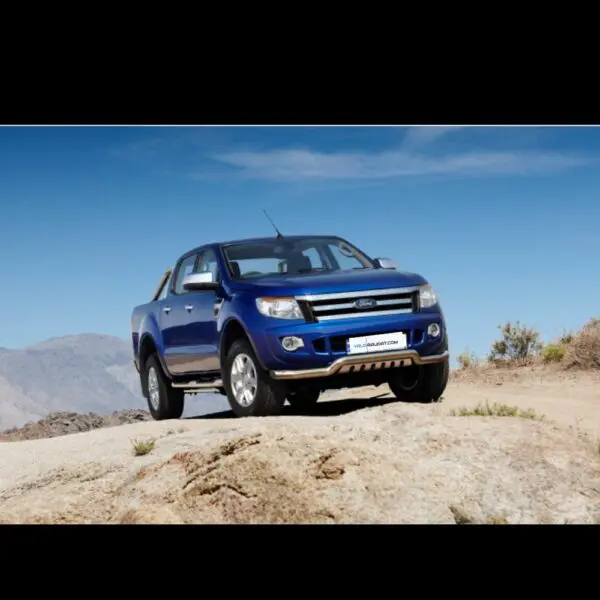 Ford Ranger 2012 2016 etupuskurin suojarauta alleajosuojalla www.Valoraudat.com 1