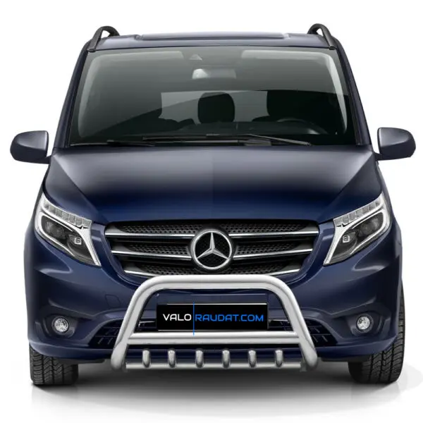 Mercedes Benz Vito 2020 etupuskurin valorauta hampailla www.valoraudat.com