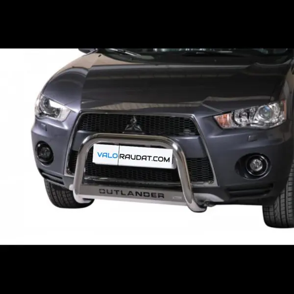 Mitsubishi Outlander 2010 2012 valorauta valiraudalla 63mm kirjoituksella www.Valoraudat.com