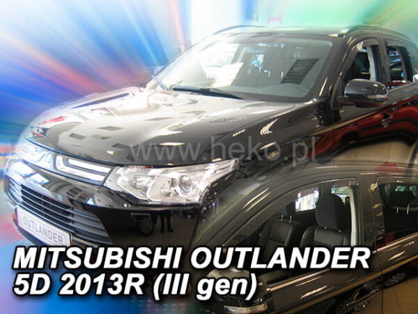 Mitsubishi Outlander 2012 tuuliohjaimet etu ja takasivuikkunoihin Valoraudat.com