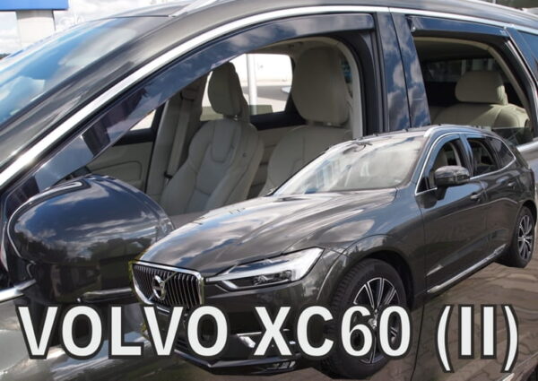 Volvo XC60 2017 tuuliohjaimet etu ja takasivuikkunoihin Valoraudat.com