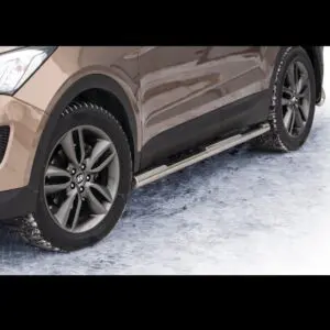 Hyundai Santa Fe 2012-2018 terasest küljerauad astmetega