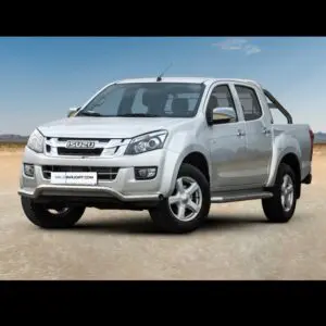 Alternative view of Isuzu D-Max 2012-2020 esistange kaitseraud