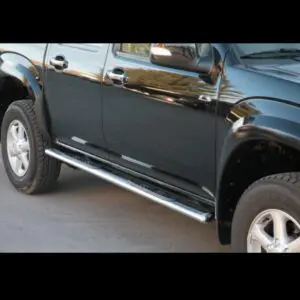 Isuzu D-Max Double Cap 2007-2012 küljerauad plastmassist astmetega