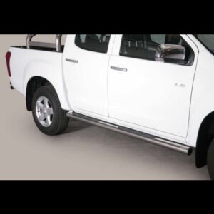 Isuzu D-Max Double Cap <2012 küljerauad plastmassist astmetega