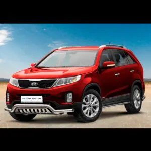 Kia Sorento 2012-2015 esistange kaitseraud alla ajamise kaitsmega