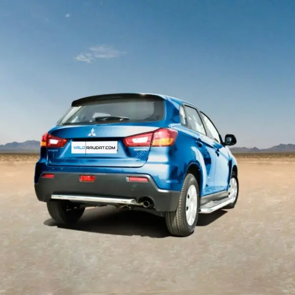 Mitsubishi ASX 2010 2012 teraksinen takapuskurin suojarauta www.valoraudat.com