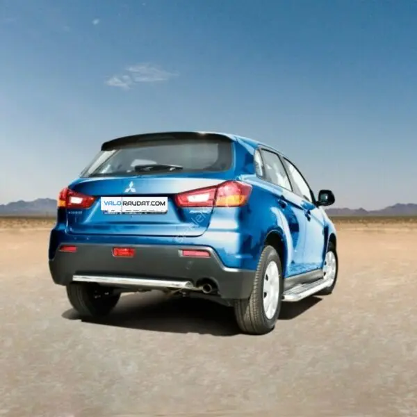 Mitsubishi ASX 2012 2016 teraksinen takapuskurin suojarauta www.valoraudat.com