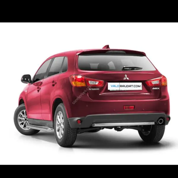 Mitsubishi ASX 2017 2019 teraksinen takapuskurin suojarauta www.valoraudat.com