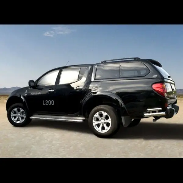 Mitsubishi L200 2006 2009 teraksiset kylkisuojat 2 putkea www.valoraudat.com