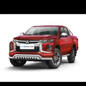 Mitsubishi L200 2015-2019 esistange kaitseraud alla ajamise kaitsmega
