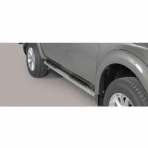 Mitsubishi L200 Double Cap 2015-2018 küljerauad plastmassist astmetega