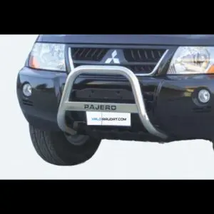 Mitsubishi Pajero 2003-2006 kaitseraud vaherauaga (Graveeringuga)