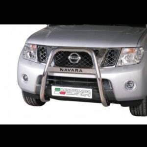 Nissan Navara <2010 esistange kaitseraud (Kõrge) (Graveeringuga)