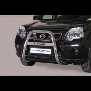 Nissan X-Trail 2011-2014 kaitseraud vaherauaga (Kõrge)(Graveeringuga)