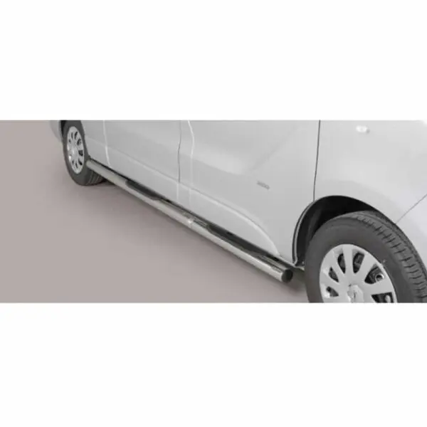 Opel Vivaro LWB 2014 2018 kylkiputket muovisilla askelmilla www.valoraudat.com