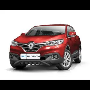 Renault Kadjar 2016 2018 etupuskurin suojarauta alleajosuojalla lyhyt www.valoraudat.com
