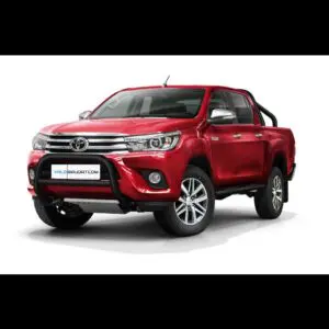 Alternative view of Toyota Hilux 2015-2018 kaitseraud vaherauaga