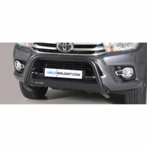 Toyota Hilux Double Cap 2016-2018 kaitseraud vaherauaga (Must)