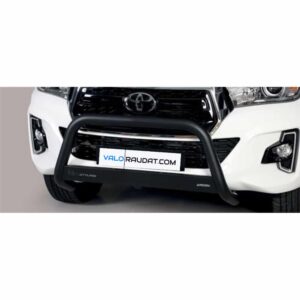 Toyota Hilux Double Cap <2019 kaitseraud vaherauaga (Must)