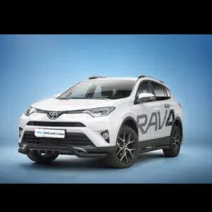 Toyota RAV4 2016 2018 etupuskurin suojarauta hampailla www.valoraudat.com