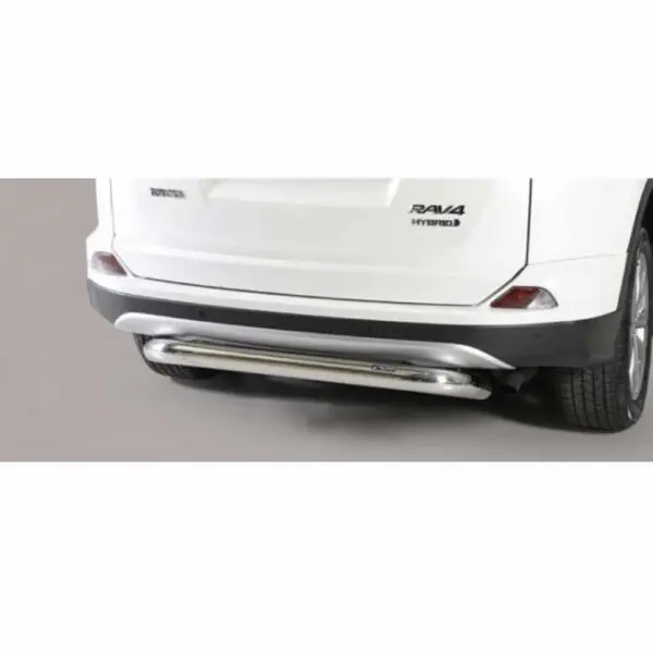 Toyota RAV4 2016 2018 teraksinen takapuskurin suojarauta www.valoraudat.com