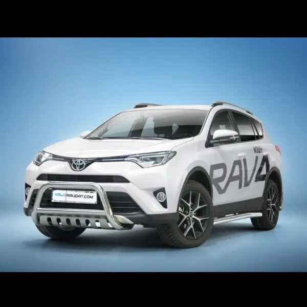 Toyota RAV4 2016 2018 valorauta alleajosuojalla www.valoraudat.com
